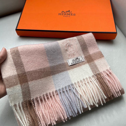 SCARF 180 CM IN LIGHT PINK CARO CASHMERE