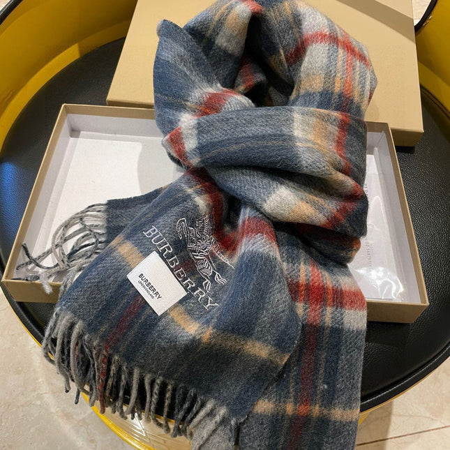 SCARF 200 CM IN COLORFUL CASHMERE 402194