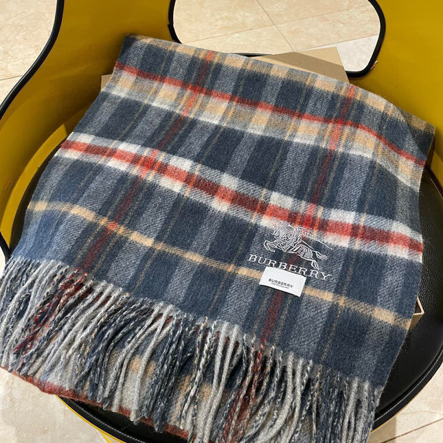 SCARF 200 CM IN COLORFUL CASHMERE 402194
