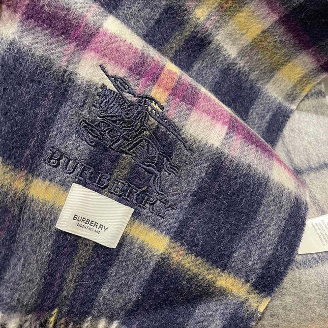 SCARF 200 CM IN COLORFUL CASHMERE 402195