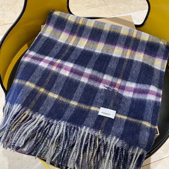 SCARF 200 CM IN COLORFUL CASHMERE 402195