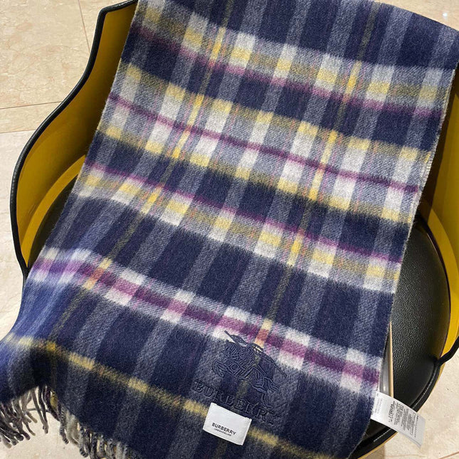 SCARF 200 CM IN COLORFUL CASHMERE 402195