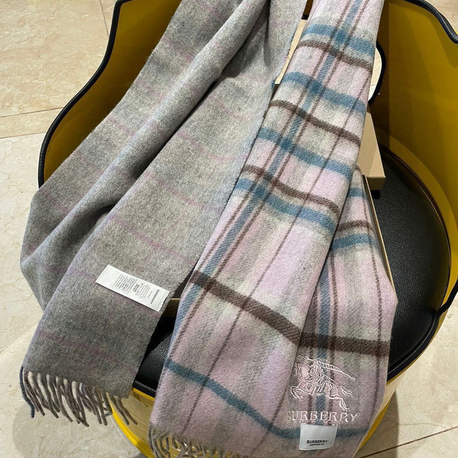 SCARF 200 CM IN COLORFUL CASHMERE 402196