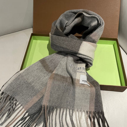 SCARF 180 CM IN GRAPHITE GRAY CASHMERE 408783
