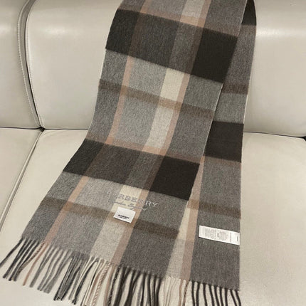 SCARF 180 CM IN GRAPHITE GRAY CASHMERE 408783