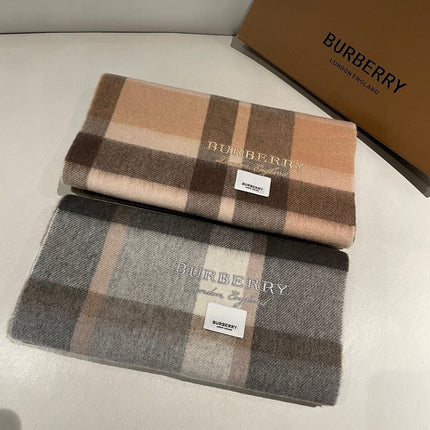 SCARF 180 CM IN CINNAMON BROWN CASHMERE 408784