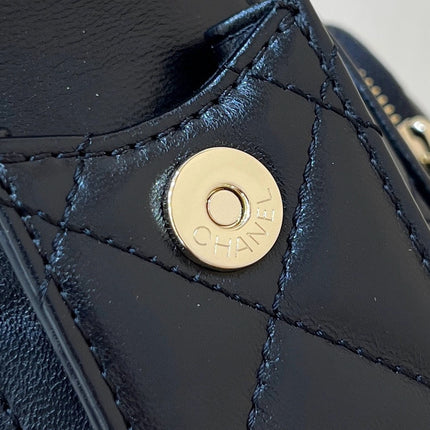 CHANEL CAMERA BAG 23 IN CONGO BLACK SHINY CALFSKIN