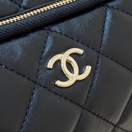 CHANEL CAMERA BAG 23 IN CONGO BLACK SHINY CALFSKIN