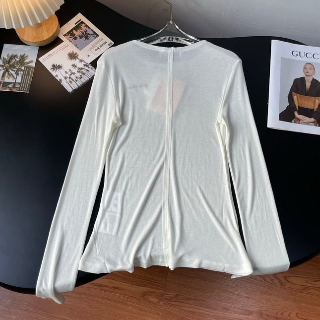MIUMIU LONG-SLEEVE T-SHIRT STYLE 48