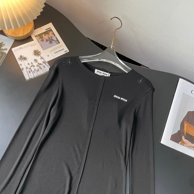 MIUMIU LONG-SLEEVE T-SHIRT STYLE 47