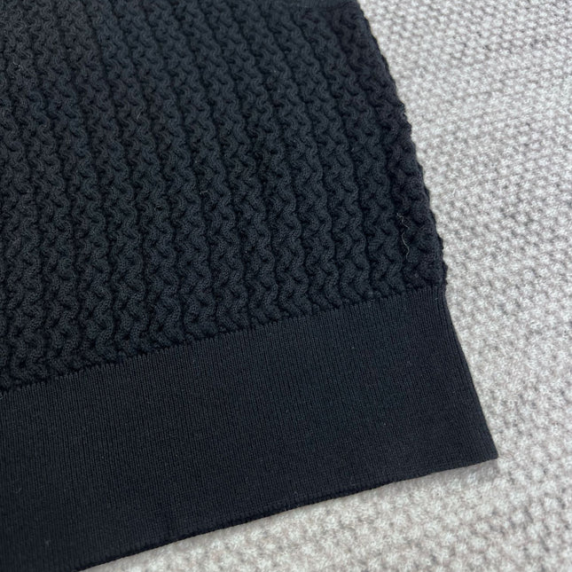 CC Vest Black Wool