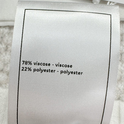CC Sport Bra White Wool Viscose