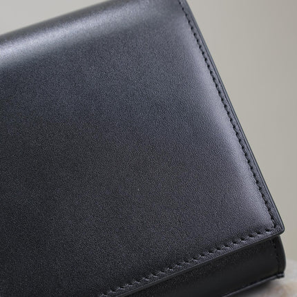 CLASSIC KATE CLUTCH 27 IN BLACK LAMBSKIN GOLD HARDWARE