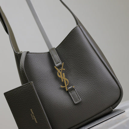 YSL 25S LE 5 À 7 BAG 16 IN LIGHT MUSK GRAINED CALFSKIN GOLD HARDWRE