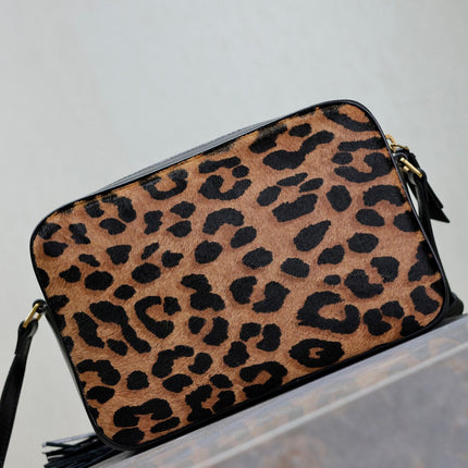 LOU CAMERA BAG 23 IN LEOPARD PRINT CALFSKIN