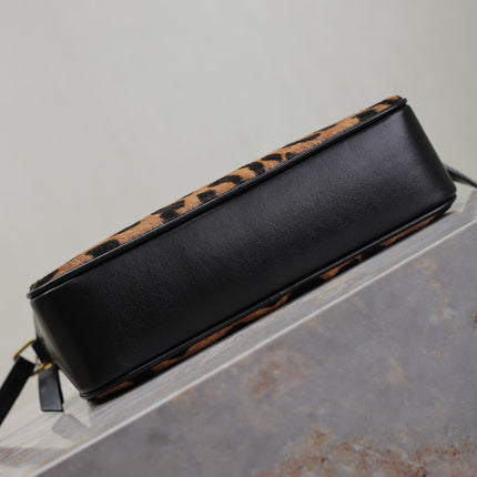 LOU CAMERA BAG 23 IN LEOPARD PRINT CALFSKIN