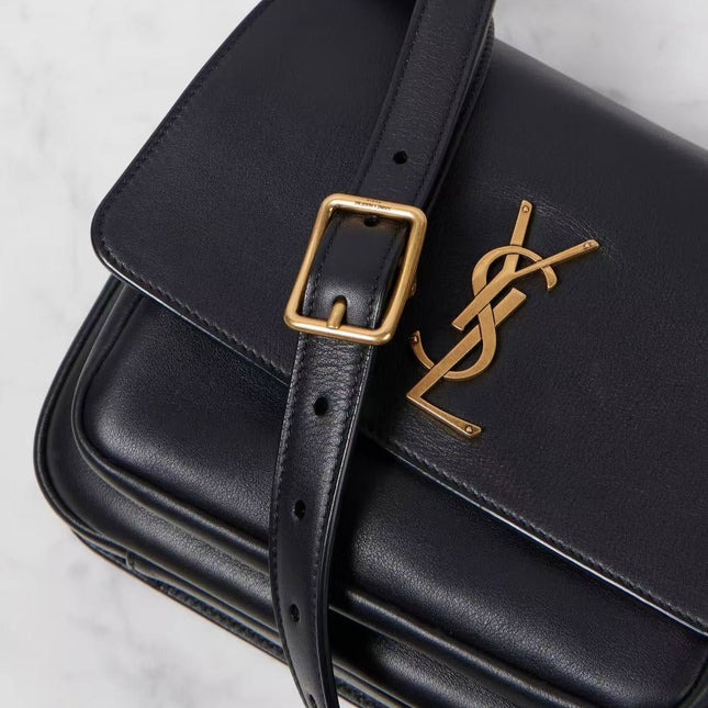 YSL 25S NIKI BABY 22 IN BLACK CALFSKIN GOLD HARDWRE