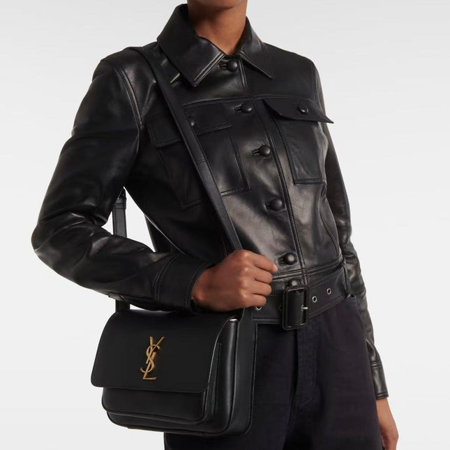 YSL 25S NIKI BABY 22 IN BLACK CALFSKIN GOLD HARDWRE