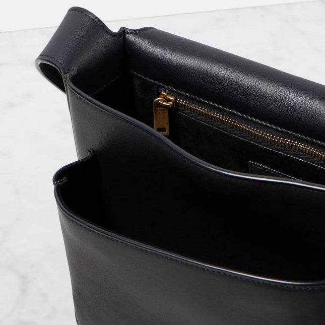 YSL 25S NIKI BABY 22 IN BLACK CALFSKIN GOLD HARDWRE