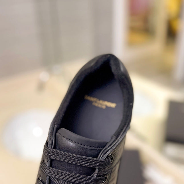 SL SL/61 SNEAKERS BLACK PERFORATED CALFSKIN