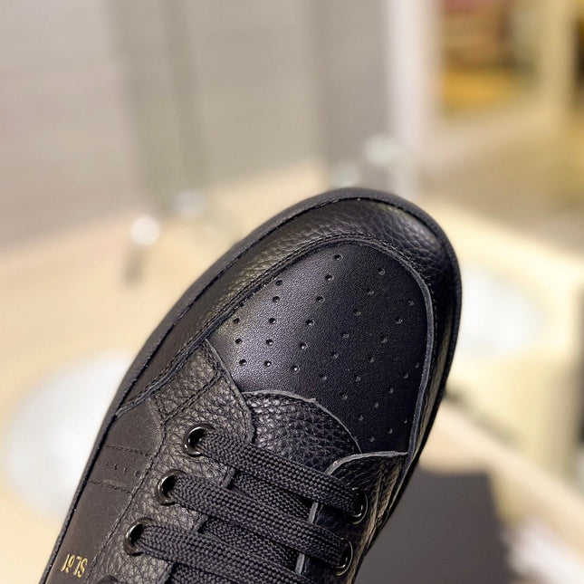 SL SL/61 SNEAKERS BLACK PERFORATED CALFSKIN