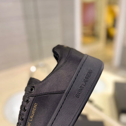 SL SL/61 SNEAKERS BLACK SATIN