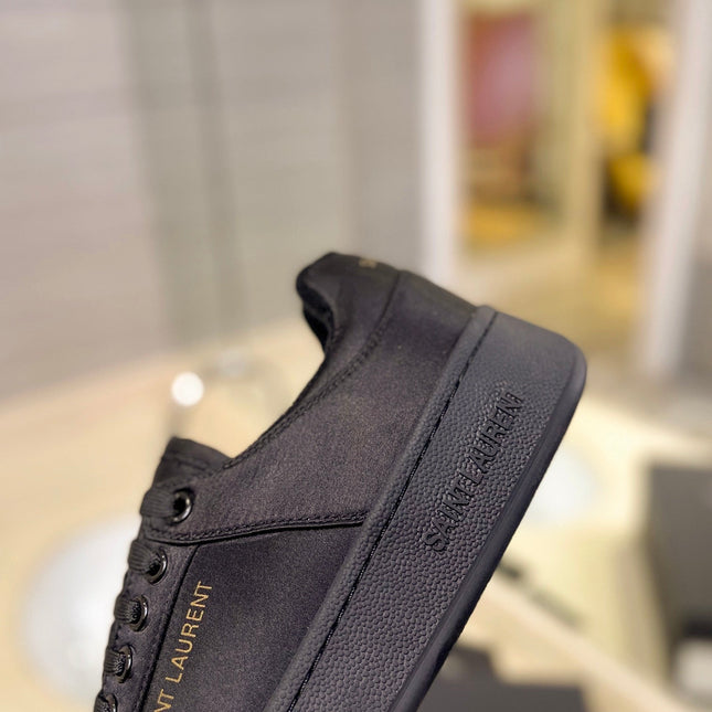 SL SL/61 SNEAKERS BLACK SATIN