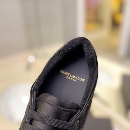 SL SL/61 SNEAKERS BLACK SATIN