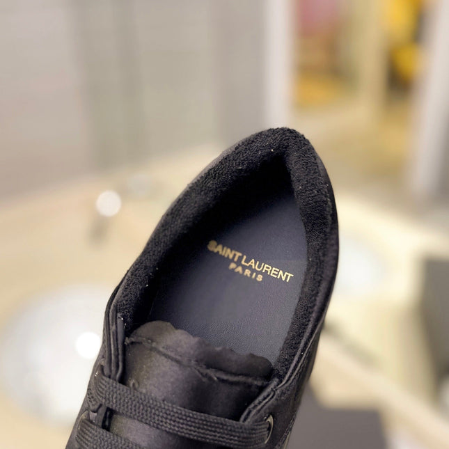 SL SL/61 SNEAKERS BLACK SATIN