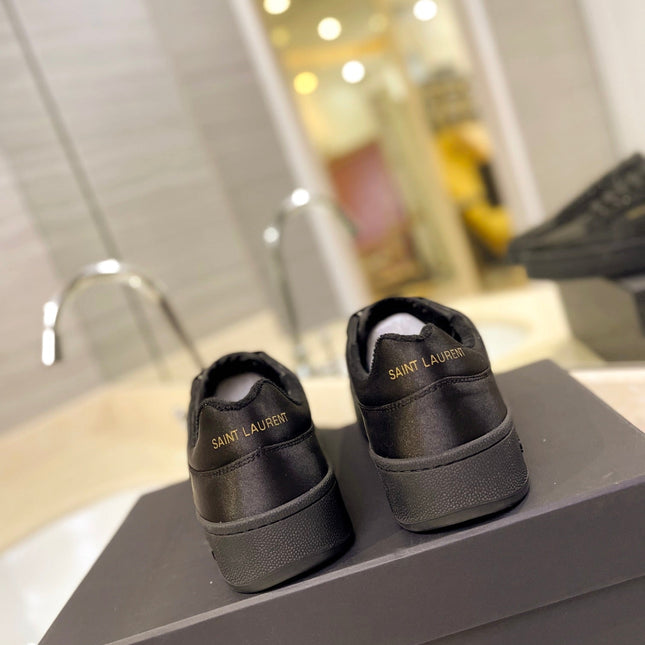 SL SL/61 SNEAKERS BLACK SATIN