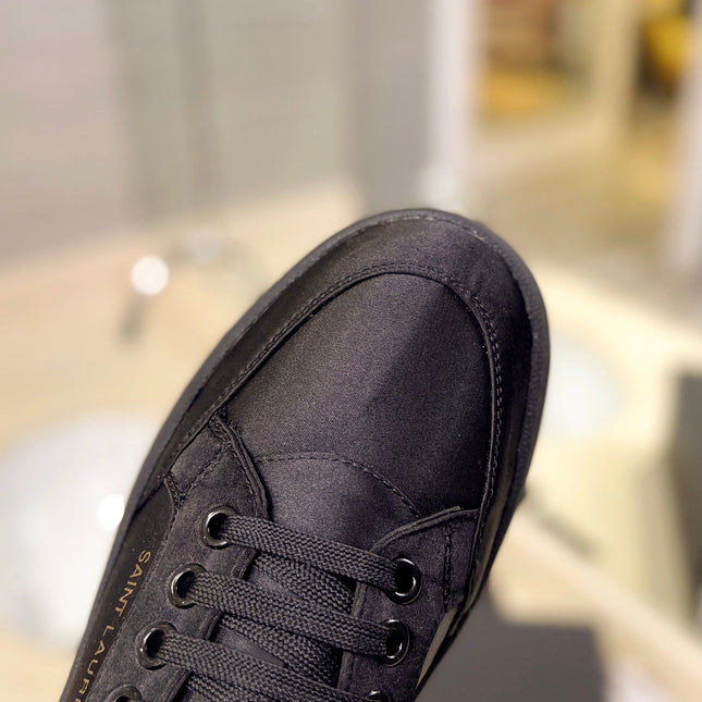 SL SL/61 SNEAKERS BLACK SATIN