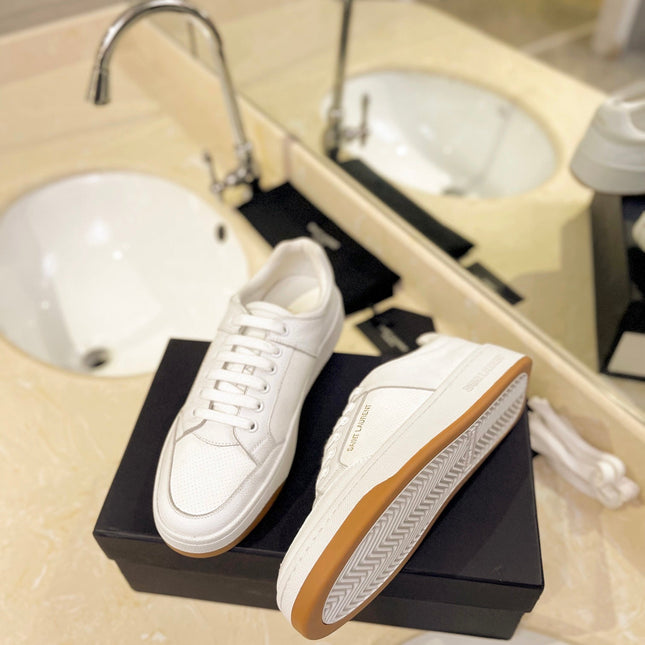 SL SL/61 SNEAKERS WHITE CALFSKIN