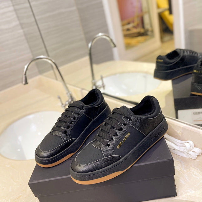 SL SL/61 SNEAKERS BLACK CALFSKIN