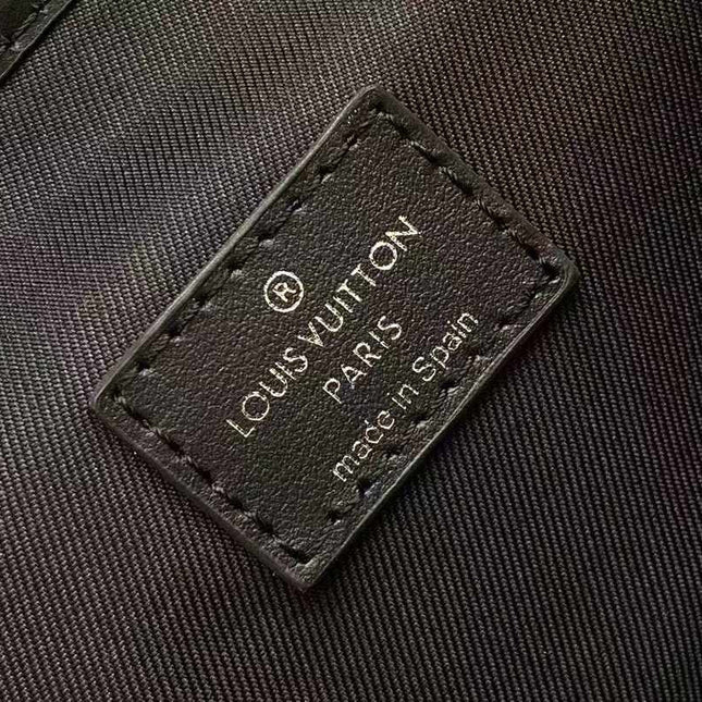 BACKPACK 44 IN GUN METAL DAMIER GRAPHITE CANVAS