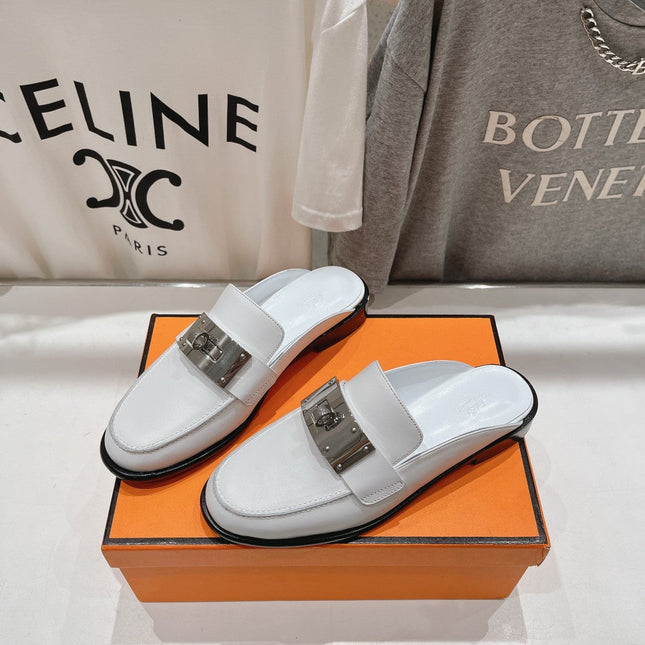 IOTA MULE WHITE CALFSKIN