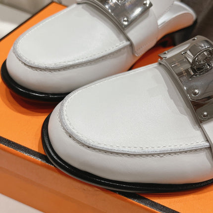 IOTA MULE WHITE CALFSKIN