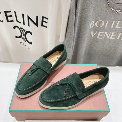 LP SUMMER CHARMS WALK LOAFERS HUNTER GREEN SUEDE
