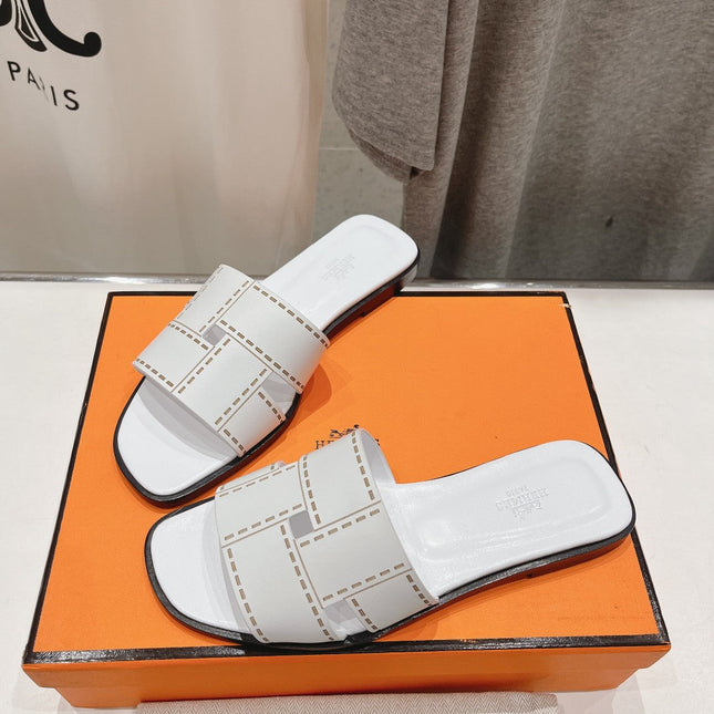 Idioma Sandal White Calfskin