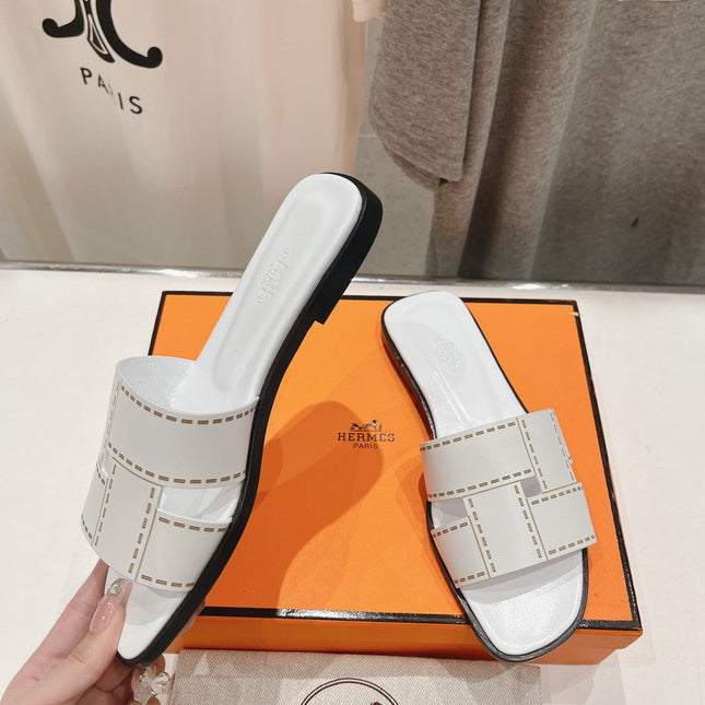 Idioma Sandal White Calfskin