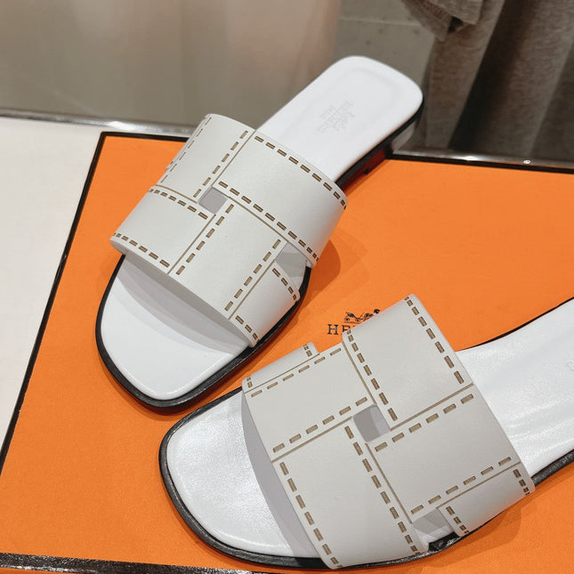 Idioma Sandal White Calfskin