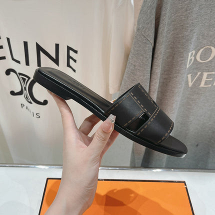 Idioma Sandal Black Calfskin
