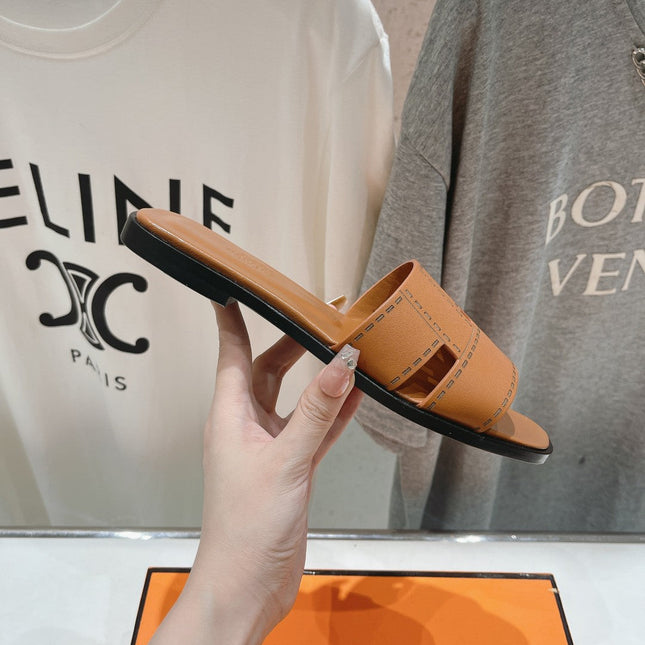 Idioma Sandal Tan Calfskin