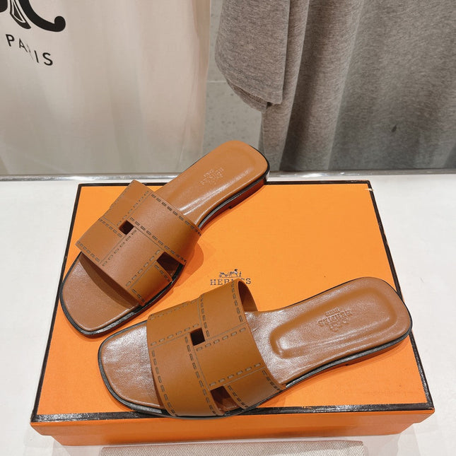 Idioma Sandal Tan Calfskin