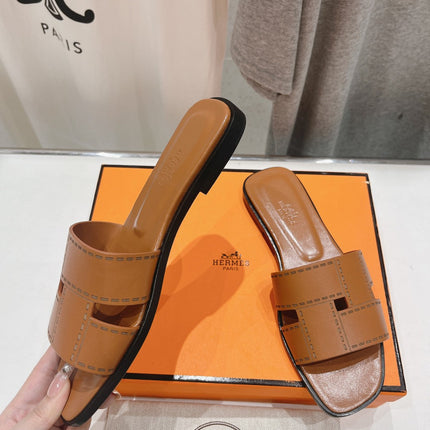 Idioma Sandal Tan Calfskin