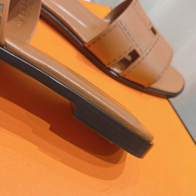 Idioma Sandal Tan Calfskin