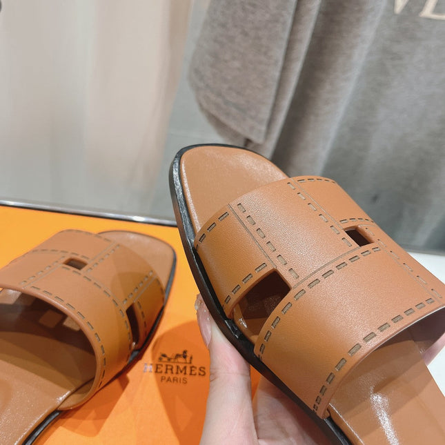 Idioma Sandal Tan Calfskin