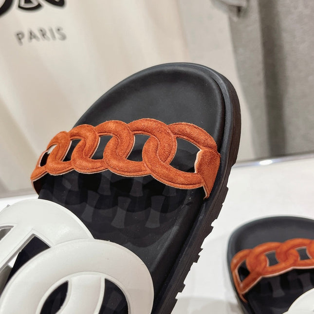 EXTRA SANDAL BLACK MIX WHITE MIX SYRUP CALFSKIN