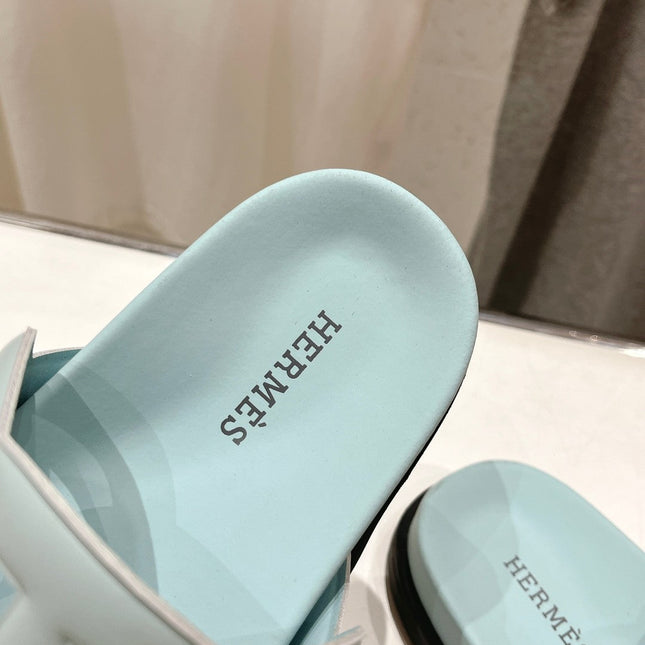 EXTRA SANDAL PASTEL PASTEL BLUE CALFSKIN