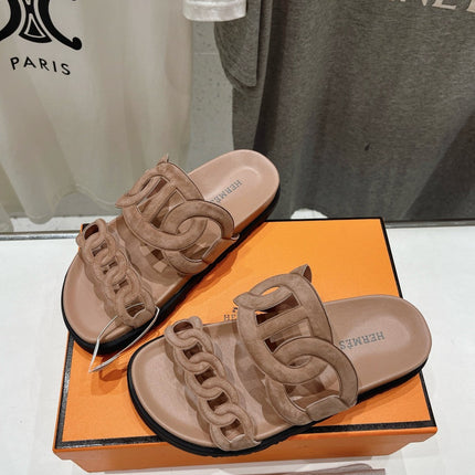 EXTRA SANDAL PASTEL PINK NUDE CALFSKIN