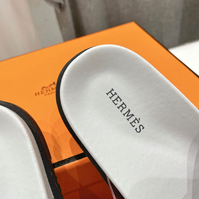 EXTRA SANDAL WHITE MIX BROWN CALFSKIN